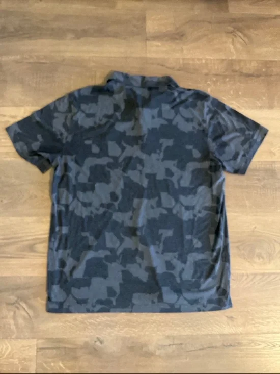 Men’s Puma Union gray camo golf polo, XL - Picture 2 of 6